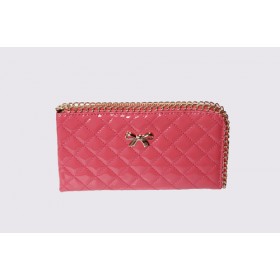 Bow Stud Zip Chain Purse